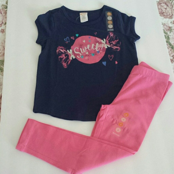 NWT - Gymboree Girls Size 4 Leggings Set - Picture 1 of 7
